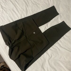 Lululemon high rise leggings - dark green